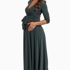 Olive Green Pinkblush Medium Maxi / Maternity Dress